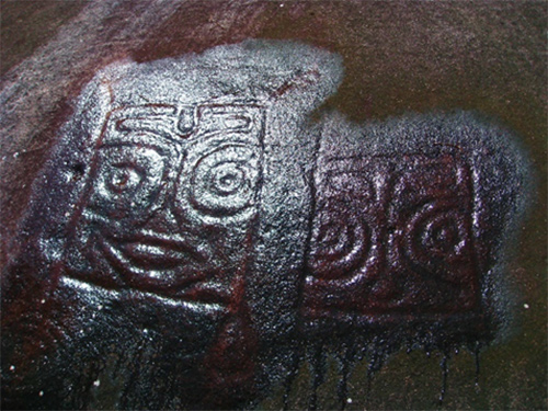 petroglyps stone carvings tamesis antioquia
