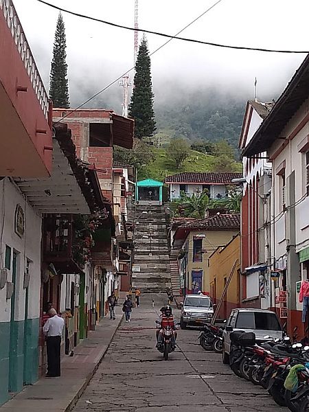 Side Road Tamesis village Antioquia