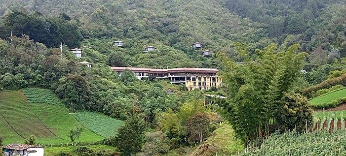 Cannua Lodge located in the mountain forest of Marinilla Antioquia