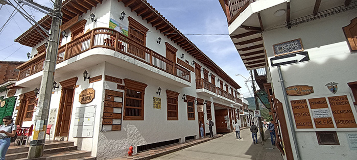 Beautiful colonial building el Retiro Antioquia